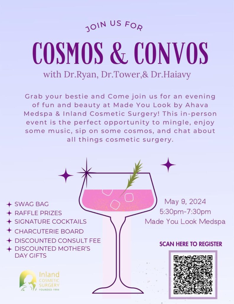 May Cosmos & Convos event at Inland Cosmetic Surgery