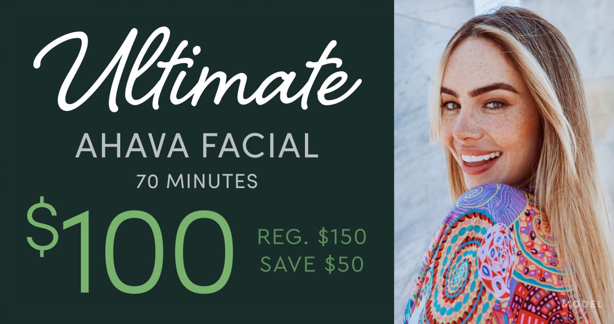 Ultimate Ahava Facial (70 min) is now $100 (Reg. $150, Save $50)