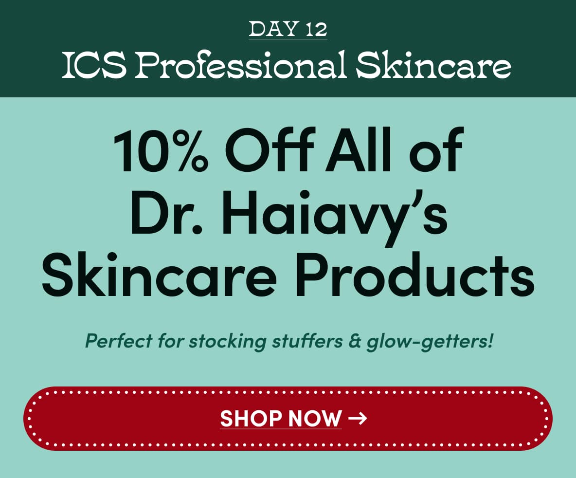 Day 12: ICS Professional Skincare