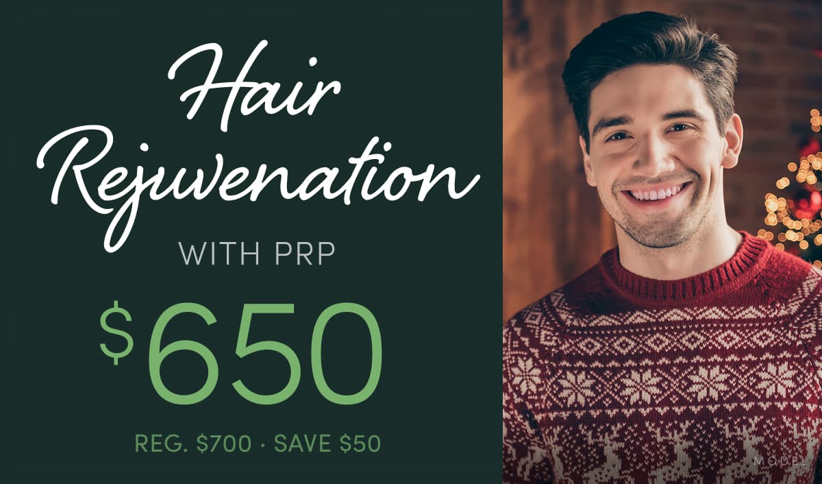 Hair Rejuvenation with PRP: $650 (Reg. $700, Save $50)