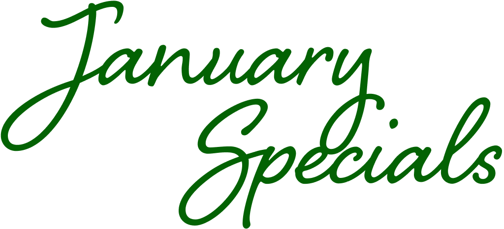 January Specials